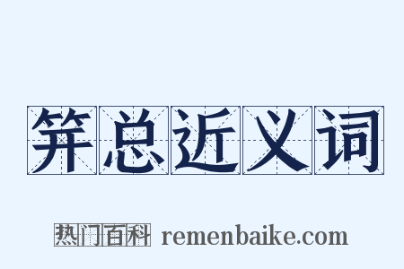 笄总近义词是什么意思的图片